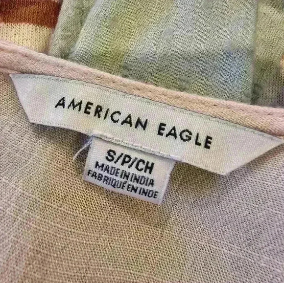 AE Light Pink Peplum Blouse - Picture 2 of 5